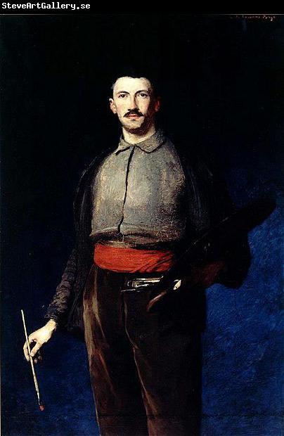 Ludwik de Laveaux Self-portrait with a palette.